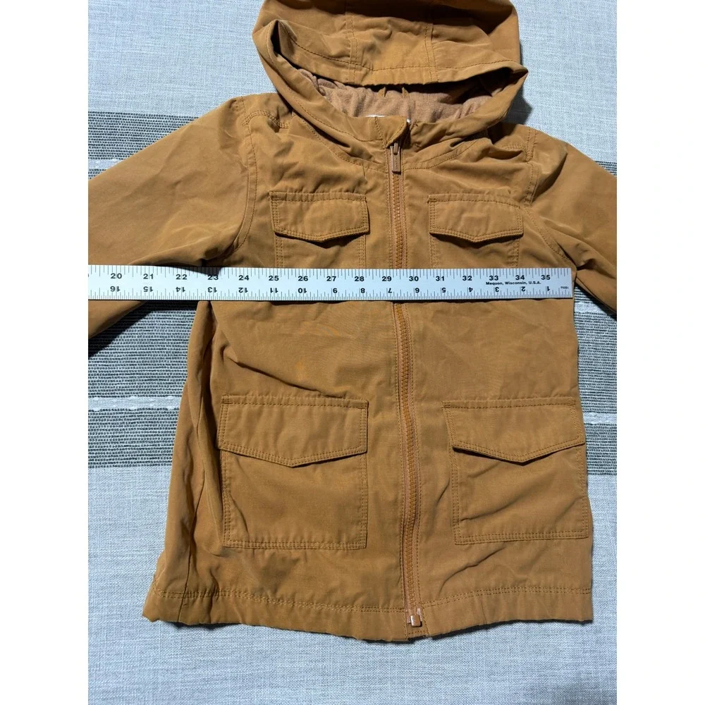 Kids Old Navy‎ Hooded Utility Jacket Mustard Yellow Size 5T